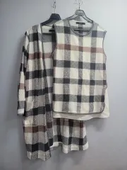 95) DAKS チェック ノースリーブ SETのサムネイル