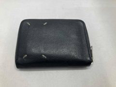 メゾンマルジェラ 三つ折り財布 S55UI0269 4ステッチ 黒 付属品あり