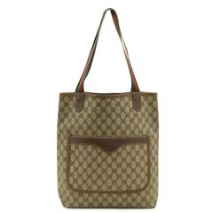 GUCCI オールド グッチ GGスプリーム トートバッグ シェリーライン