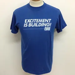 ヘインズ 90’s USA製 Fifty-Fifty 半袖Tシャツ EXCITEMENT IS BUILDINGロゴプリント ヴィンテージ TEE メンズ M ISItems【USED】【古着】【中古】50108916のサムネイル