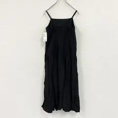 BABYLONE　バビロン　キャミワンピース　未使用品　黒　ブラック　Fサイズ　古着【値引き交渉OK！】のサムネイル