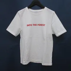 マッキントッシュフィロソフィー MACKINTOSH PHILOSOPHY 半袖 Tシャツ 38 白系 ホワイト プリント サイドカット 日本製のサムネイル
