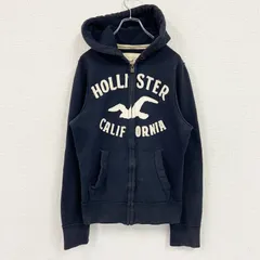 HOLLISTER　スウェットパーカー/フーディー　紺　ネイビー　Mサイズ　古着【値引き交渉OK！】