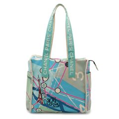 CHANEL トートバッグ　希少　サーフライン　ココマーク ヴィンテージ希少シャネルCHANELサーフライン波SURF LINEトートバッグ