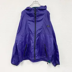 HELLY HANSEN　ヘリーハンセン　フルジップナイロンジャケット　紫　パープル　Mサイズ　古着【値引き交渉OK！】