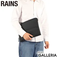レインズ PCケース 14インチ 13インチ RAINS 防水 ノートPC PCバッグ PCスリーブ パソコン パソコンケース 持ち運び 軽量 ビジネス ブランド A4 Puffer Laptop Cover 13/14 W1 16680 Blackのサムネイル