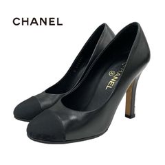 CHANEL ✨極美品 ココマーク オープントゥ パンプス グレー シャネル37