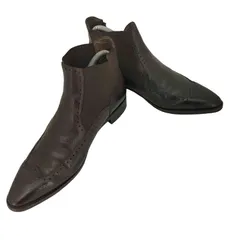 パラブーツ Paraboot フランス製 グッドイヤー製法 ポインテッドトゥ サイドゴア チェルシーブーツ レディース  7のサムネイル