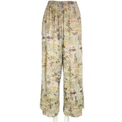 新品同様 ISSEY MIYAKE イッセイミヤケ PLEATS PLEASE プリーツプリーズ パンツ 海の生き物 マルチカラー サイズ3
