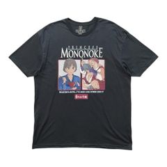GBL】もののけ姫 復刻デザインTシャツモロ 黙れ小僧 XXLサイズ ジブリ