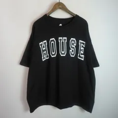 正規 ISNESS イズネス MUSIC UNISEX HOUSE T-SHIRT ハウス プリント 半袖 Tシャツ ブラック 黒 ブラック サイズ フリー 3624Q★2のサムネイル