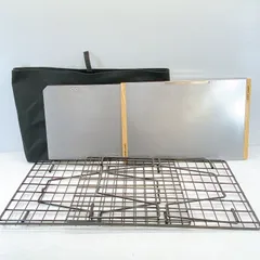 ◆ UNIFRAME フィールドラック ステンレス天板 セット 中古品◆のサムネイル
