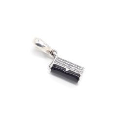 PANDORA Silver 925 Bracelet Necklace Charm Clutch Bag Denmark Z82-1
