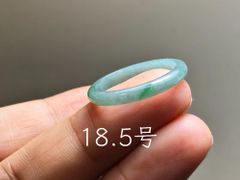 BG9-22 美品 氷糯種 深青色 58.5MM グアテマラ産 本翡翠 バングル