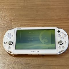 PS Vita 本体 ホワイト ブルー 動作確認済み 初期化 PCH-2000 - メルカリ