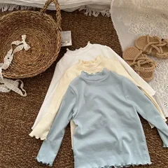 子供服 長袖 Tシャツ シャツ トップス インナー 韓国風 キッズ 80-130cm
