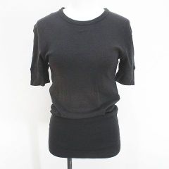 美品 drawerドゥロワー ハリヌキショートスリーブ半袖ネイビー - メルカリ