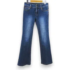 エポカ EPOCA デニムパンツ ジーパン 38 青系 ブルー ブーツカット ジップフライ のサムネイル