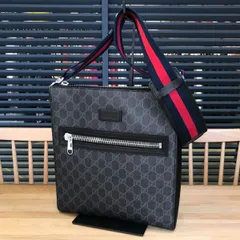 超美品 グッチ GGスプリーム メッセンジャーバッグ 斜め掛けショルダーバッグ 474137 15778
