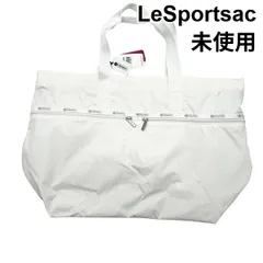 未使用 レスポートサック LeSportsac トートバッグ 鞄 肩掛け 大容量 レスポ A4 旅行かばん 軽量 白 レディース 6V631