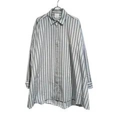 gelato pique (ジェラートピケ) ストライプシャツ PWFT231269 グレー ONE SIZEのサムネイル