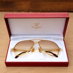 Cartier メガネ フレーム ゴールド 59□14 140 メガネケース - メルカリ