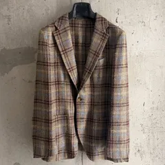 【アウトレット品／40%OFF】46サイズ SIPARIO by STILE LATINO（シパーリオ バイ スティレ ラティーノ） GUGINZA35 1FMG43 M20 シルク×コットン ブラウン 新品のサムネイル