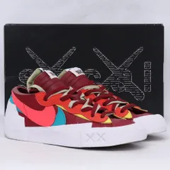 27cm NIKE × SACAI × KAWS Blazer Low Team Red DM7901-600