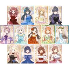 [중고] 캐릭터 카드 전 13 종 세트 브로마이드 floral dress ver. [학원 아이돌 마스터 × HANA · BIYORI] 대상 상품 구입 특전