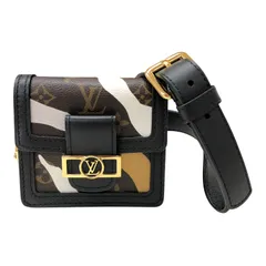 ルイ・ヴィトン LOUIS VUITTON バムバッグ ドーフィーヌ BB ウエストバッグ  M69086 ブラック×ブラウン モノグラムPVCコーティングキャンバス レザー レディース ウエストバッグのサムネイル