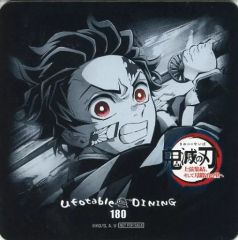 [중고] 코스터 슌몬 탄지로 코스터 [TV 애니메이션 귀멸의 칼날 무한 열차편×ufotable DINING 콜라보레이션 다이닝 -리바이벌-] 추가 음료 주문 특전
