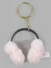 [Used] Mickey Mouse Ear Muffs (Pink) Keychain "Disney" Tokyo Disney Resort Limited Edition