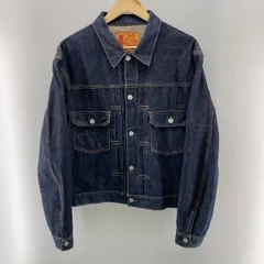 【中古】EVISU 初期 水牛パッチ 1507 2ndタイプ トラッカージャケット インディゴ 42 エヴィス[24]のサムネイル