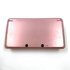 ニンテンドー3DS ピンク 任天堂 Nintendo ゲーム機 本体 破損あり ヒンジ割れ 蓋壊れ 傷汚れあり 部品取り ジャンク 【FJ0611】