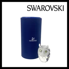 Y【SWAROVSKI】フクロウ L クリスタル 010022 ガラス 置物 オブジェ インテリア スワロフスキー (67608SY1a㉝)のサムネイル
