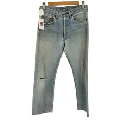 リーバイス Levis 80S ボタン裏524 501-0117 ハチマル 赤耳 カットオフ 黒カン メンズ  32×40