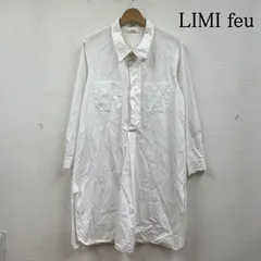 リミフゥ シャツ ワンピース カットソー ボタン プルオーバー スリット入り レディース - ISItems【USED】【古着】【中古】50130385のサムネイル