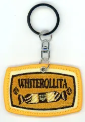 【中古】キーホルダー ホワイトロリータ 刺繍キーホルダー 「ドキドキくじ ブルボン バラエティ コレクション」 E賞