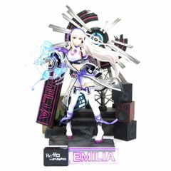 eStream/알파 새틀라이트 [특전 첨부] 에밀리아 －Neon City Ver.－ [Re:제로부터 시작하는 이세계 생활] SHIBUYA SCRAMBLE FIGURE 1/7 PVC제 도장이 끝난 완성품 eStream Store 한정 AB랭크 01