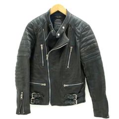 元値10万！UNUSED 20aw スウェードターコイズレザージャケット - メルカリ