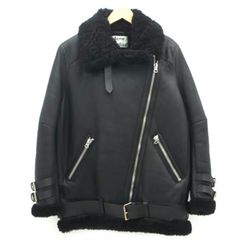 登坂広臣着用 Acne Studios ブラックレザージャケット ショッパー付き