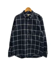ゴールド GOLD TWILL CHECK REGULAR SHIRT ツイルチェックレギュラーシャツ 東洋 GL28984 長袖シャツ ネイビー Mサイズ 101MT-6421のサムネイル