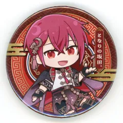 【中古】バッジ・ピンズ となりの坂田。(デフォルメ/背景：メンバーカラー) 缶バッジ 「浦島坂田船 Spring Tour 2025 月」 缶バッジくじ景品