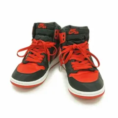 NIKE WMNS JORDAN1 レトロハイOG/赤×黒 FD4810-061 Aランク 20