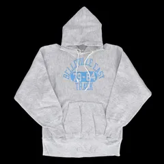 champion 70’s/リーバースウィーブ/青単タグ/フーディー/パーカー/ラバープリント Bランク 24のサムネイル