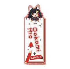【中古】ブックカバー・栞 大神ミオ 「バーチャルYouTuber ホロライブ ブックマークコレクション Vol.4」のサムネイル