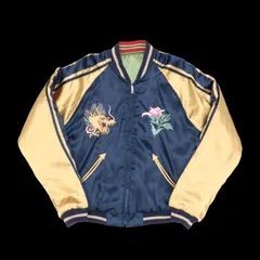 東洋エンタープライズ リバーシブルスカジャン/GUAMMAPxPEACOCK/サテンキルト/希少 TT10931 ABランク 24のサムネイル
