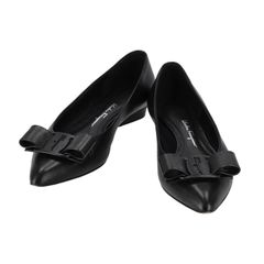 フェラガモFerragamo ヴィヴァVIVA リボンパンプス 7D 24.5㎝ - メルカリ