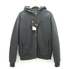 新品同様】MOORER テーラード型ダウンジャケット 2way 深緑L 鑑定済