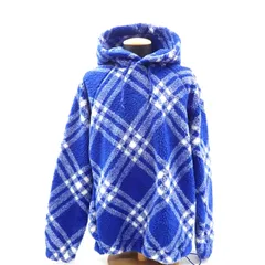 BURBERRY BURBERRY  チェック柄ボアフリースパーカープルオーバー 8077523 ABランク 62のサムネイル